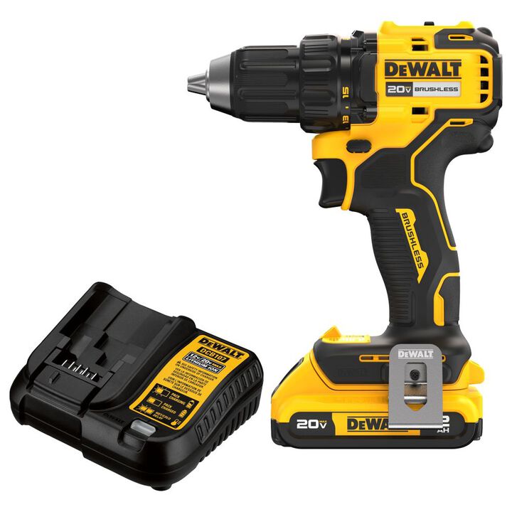 DEWALT 20V MAX Brushless Cordless 1/2 Inch Drill Driver Kit & Rapid Load Accessory Set With Toughcase+ Bundle, large image number 2