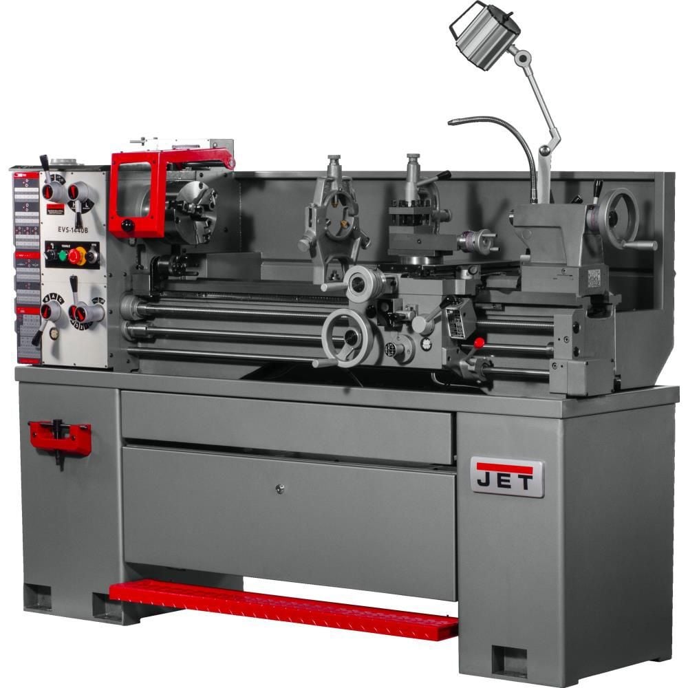 JET 14 x 40 Electronic Variable Speed Lathe with ACU-RITE 203 DRO & Taper Attachment, large image number 8