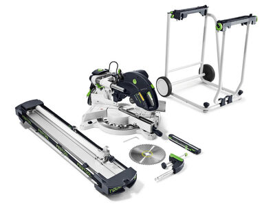 KS 120 Corded Sliding Compound Miter Saw Set