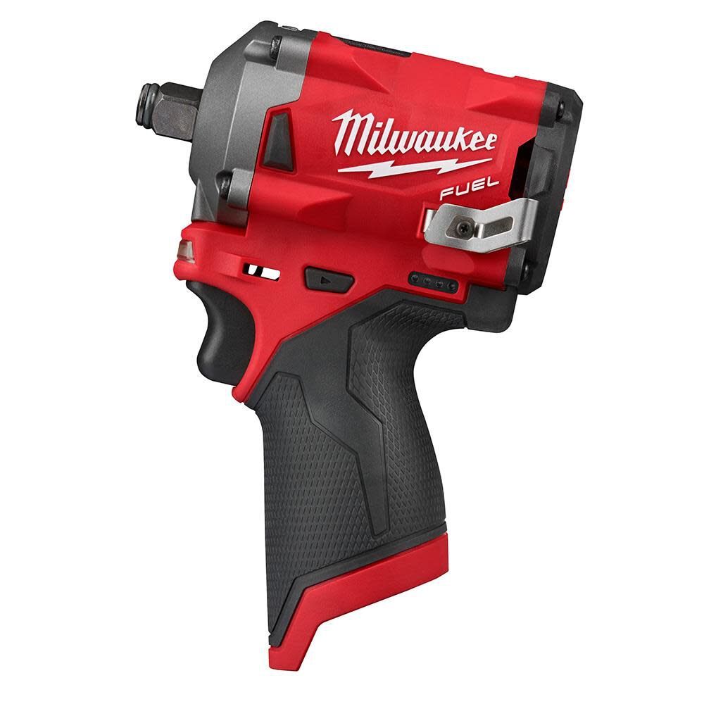Milwaukee M12 Fuel Stubby 1 2inch Impact Wrench Reconditioned Bare Tool 2555 80 - Image 1