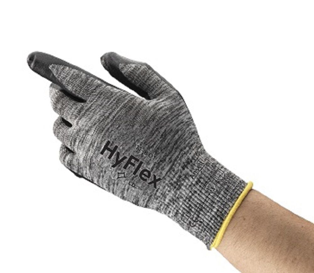 Ansell Protective Products HyFlex Dark Liner Nitrile Glove – Size 9 – 11-801-9