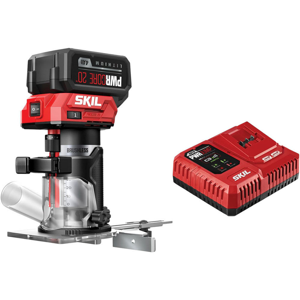 SKIL 20V Brushless Compact Router Kit, large image number 1
