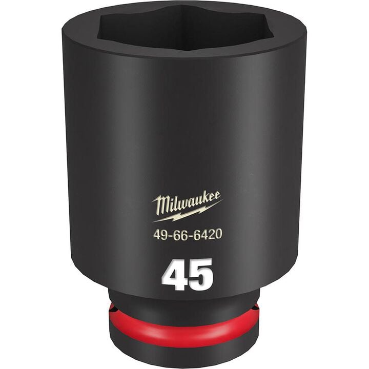 Milwaukee SHOCKWAVE Impact Duty 45MM Deep Socket 3/4in Drive 6 Point, large image number 0