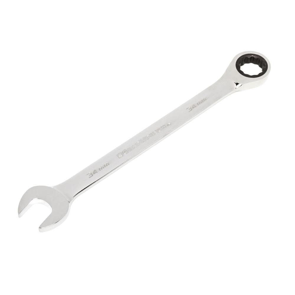 Crescent Combination Wrench 34mm 72 Tooth 12 Point Ratcheting, large image number 1