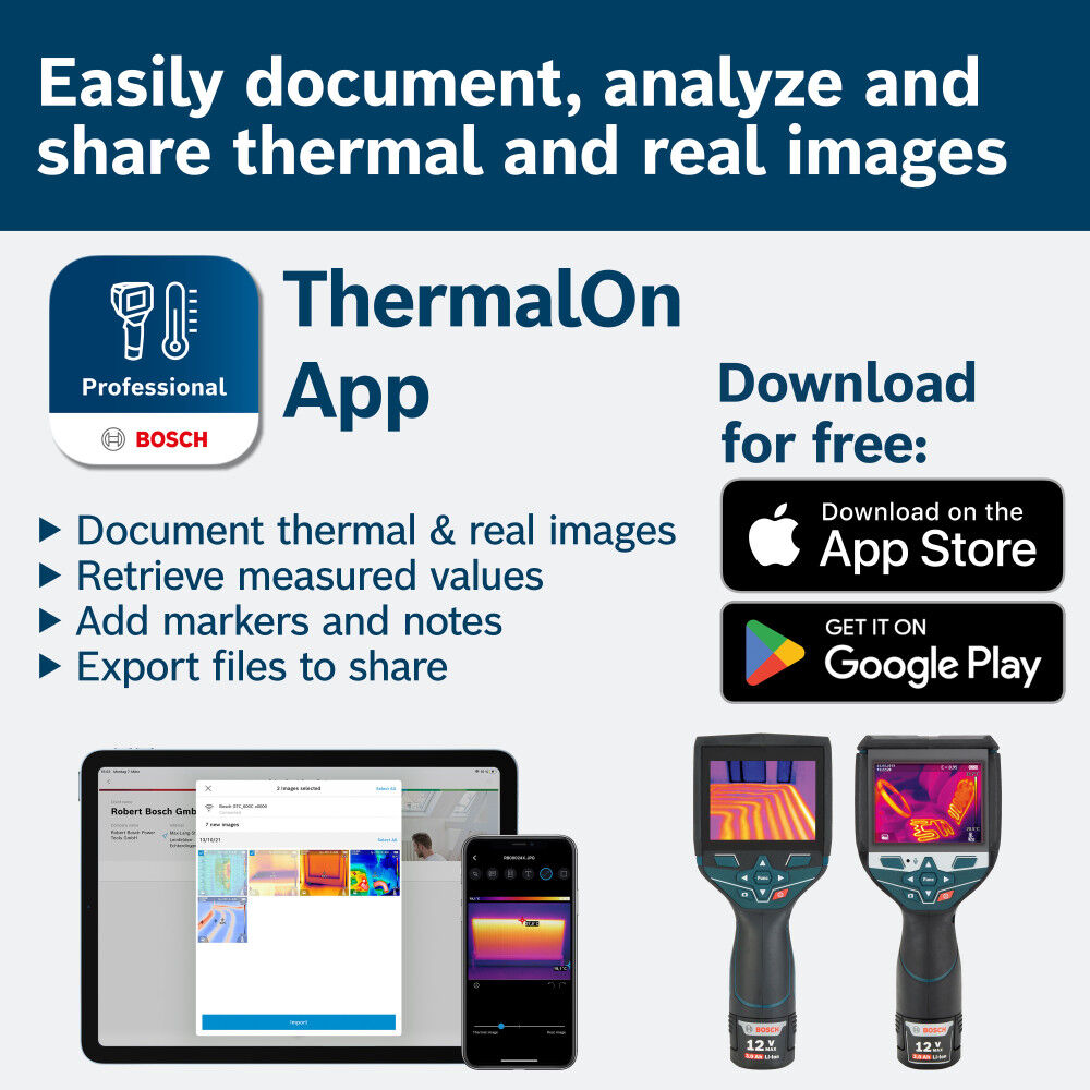 Bosch 12V Max Connected Thermal Camera Kit, large image number 16