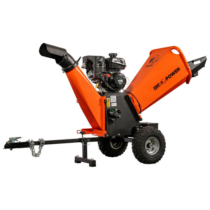 DK2 4in 280 cc 7HP Gasoline Powered Kinetic Drum Chipper