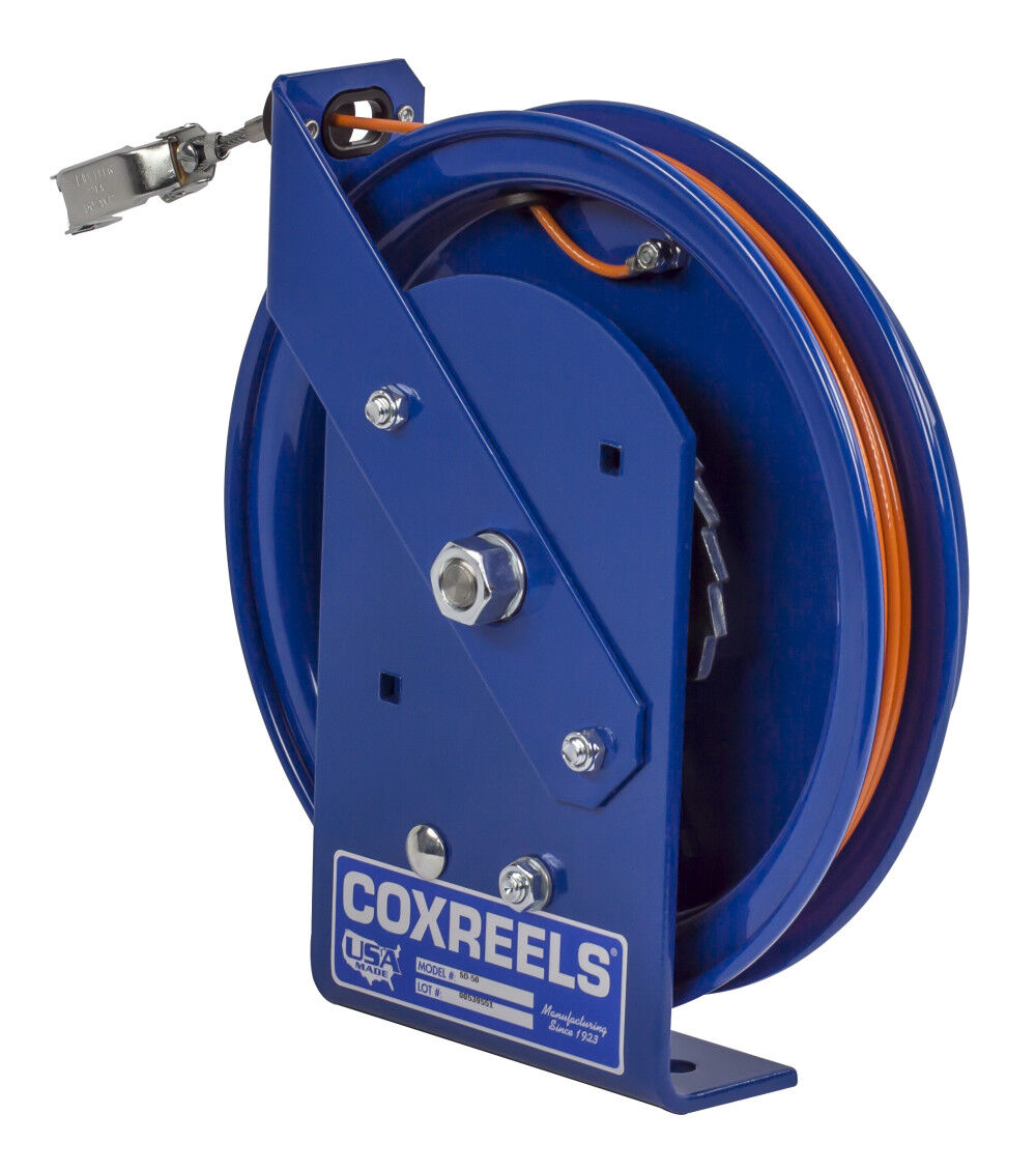 Coxreels Spring Rewind Static Discharge Cable Reel 100' Cable, large image number 8