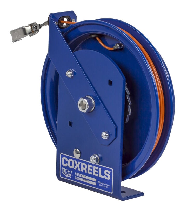 Coxreels Spring Rewind Static Discharge Cable Reel 100' Cable, large image number 7