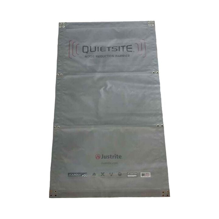 Justrite 4 x 8 Ft. Gray PVC Coated Polyester Premium Sound Barrier Panel