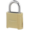 Master Lock 2 Inch x 1 Inch Zinc Body 4-Digit Locking Combination Padlock, small image number 1