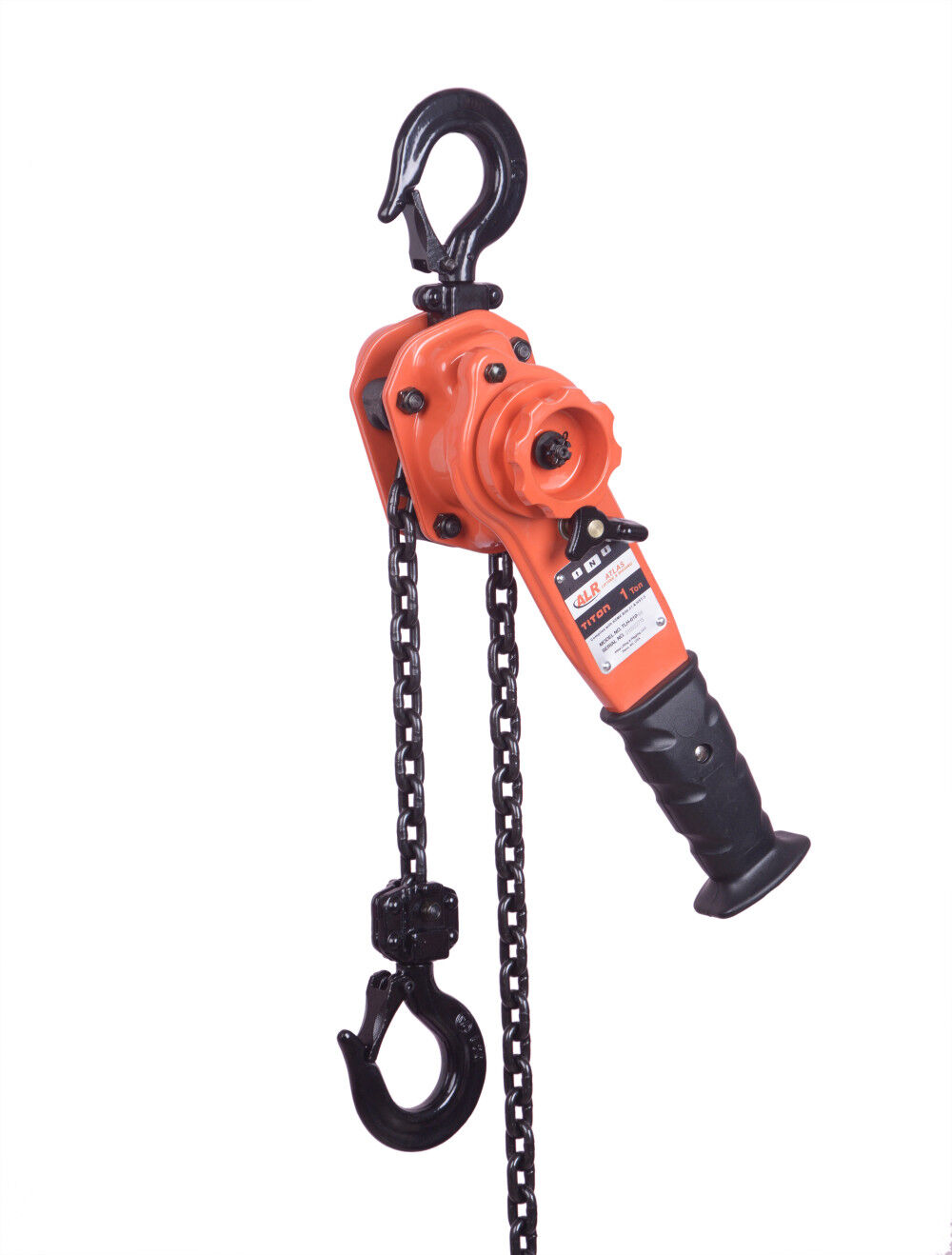 Atlas Lifting and Rigging Titon 1 Ton Lever Hoist 2200 lbs 15 Ft. Chain, large image number 1