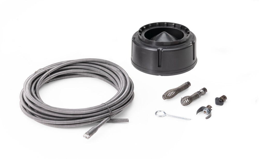 Ridgid K-46 Upgrade Kit with C-6 3/8 Inch x 35 Foot Cable, T-250 Tool Set and Inner Drum, large image number 1