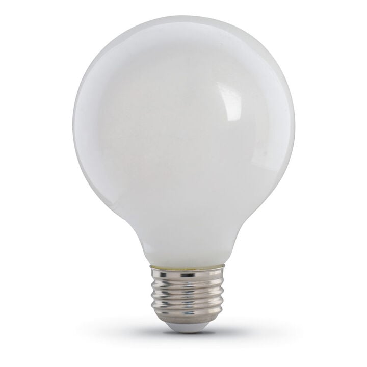 Feit Electric 60W G25 2700K Soft White Filament LED Bulb 3pk, large image number 0