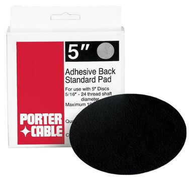 Porter Cable 5 in. Standard Adhesive-Back Pad
