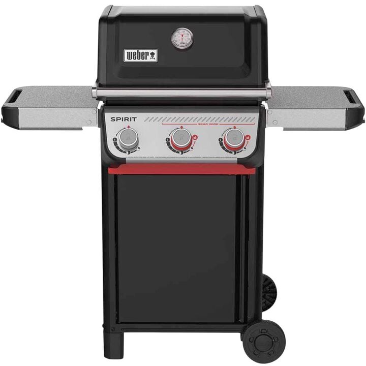 Weber Spirit E-325 26.6 Inch 3 Burner 31000 BTU Black Liquid Propane Gas Grill