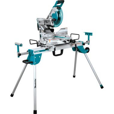 Makita 10in Dual-Bevel Sliding Compound Miter Saw with Laser and Stand
