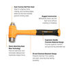 GEARWRENCH 40 Oz Dead Blow Ball Pein Hammers, small image number 2