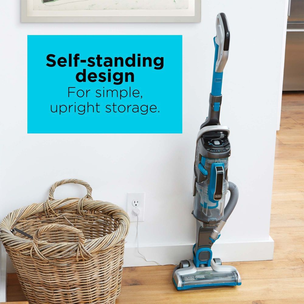 Black and Decker POWERSERIES Pro Cordless Vacuum, 2-In-1, Blue, large image number 6