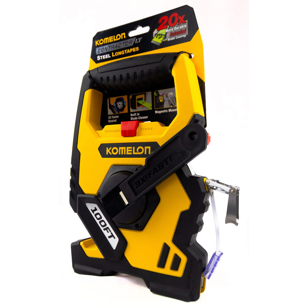 Komelon Contractor LT Tape Measure, 100ft x 1/2 Inch, large image number 3