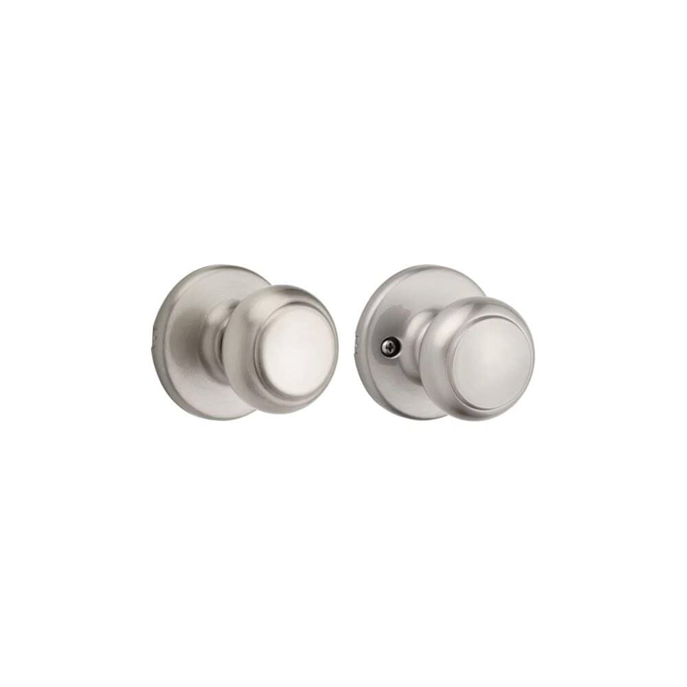 Kwikset Satin Nickel Hall/Closet Cove Passage Door Knob – 92001-509