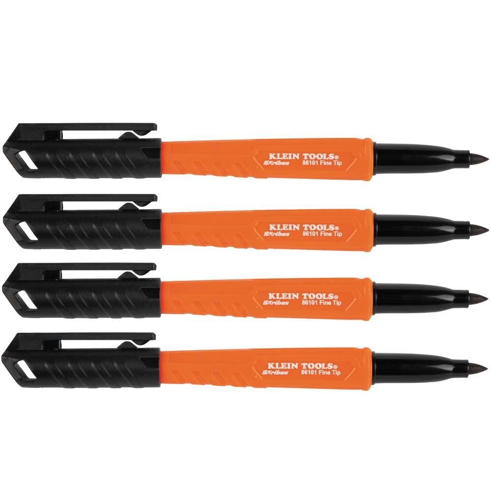 Klein Tools Skribes Fine Tip Permanent Marker, Black, 1-Pack, large image number 12