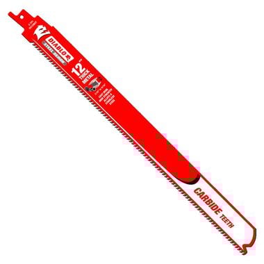 Diablo Tools 12in Steel Demon Carbide Recip Blades for Thick Metal Cutting