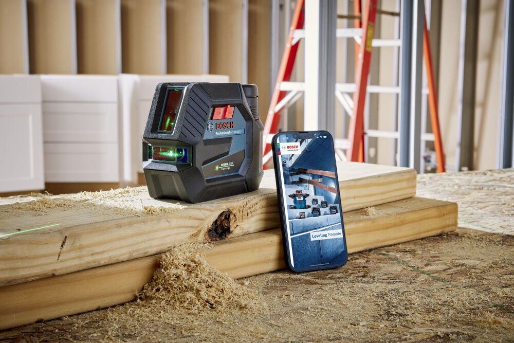 Bosch 12V Max Green-Beam Cross-Line Laser Kit, large image number 4