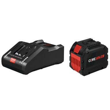 Bosch 18V CORE18V PROFACTOR Endurance Battery and Charger Starter Kit with 1 CORE18V 12Ah PROFACTOR Exclusive Battery and 1 GAL18V-160C 18V Lithium-Ion Battery Turbo Charger