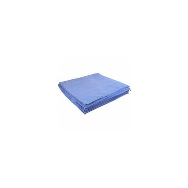 Buffalo Industries 16 x 16in Blue Microfiber Cleaning Cloth Bulkpk Box, large image number 1