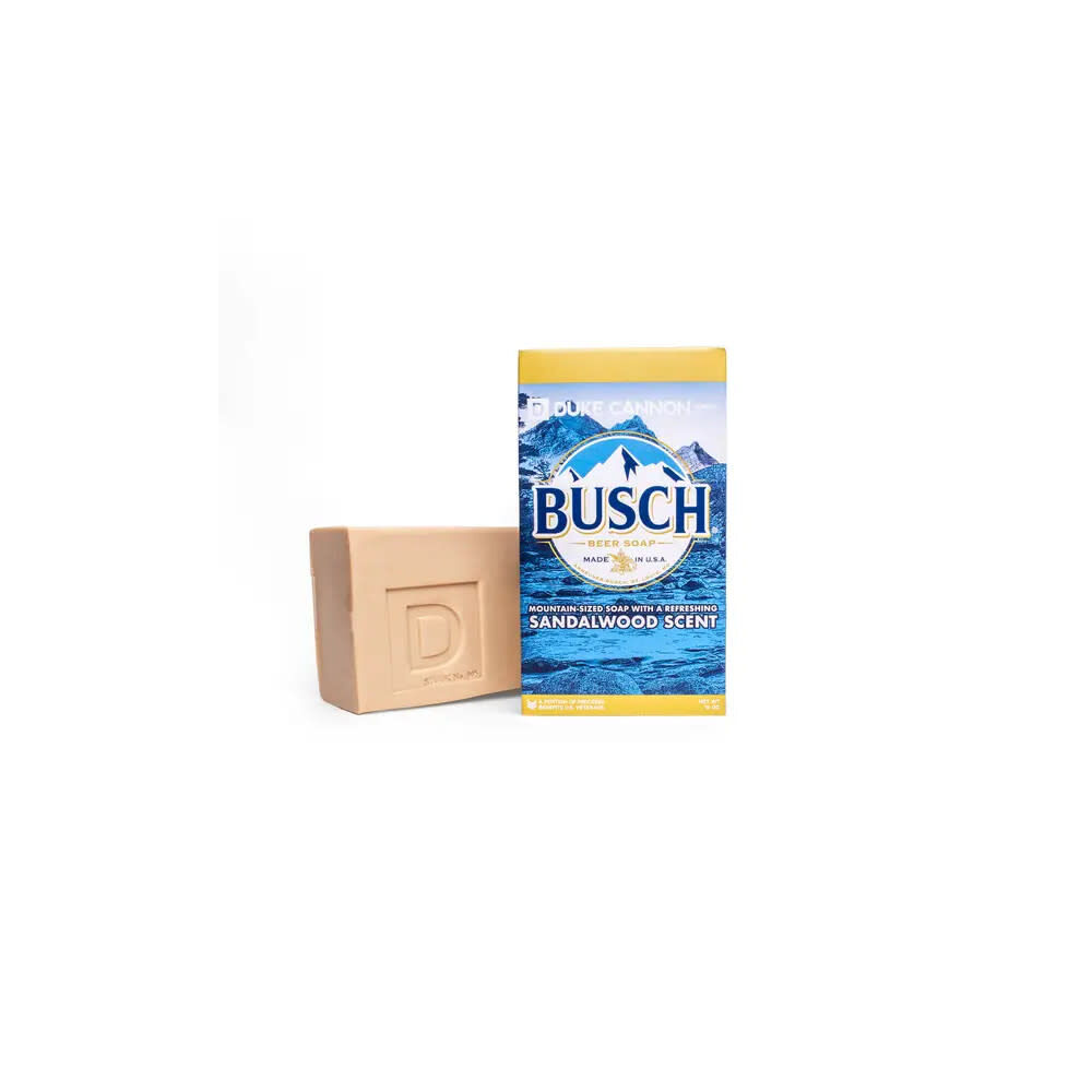 Duke Cannon 10oz Mountain Sized Busch Beer Soap 24pk 01BUSCH1-24 from ...