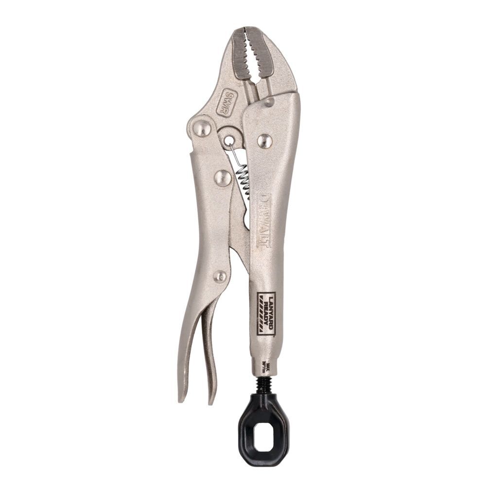 DEWALT 5 Inch Curved Jaw Locking Plier with Wire Cutter - DWHT5WR