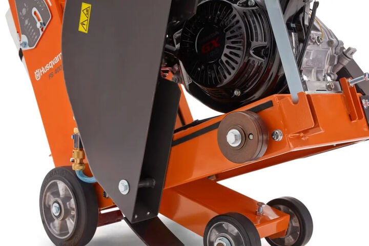 Husqvarna Construction FS400 11.7 HP 20 Inch Gas Walk-Behind Concrete Saw Body Only, large image number 11