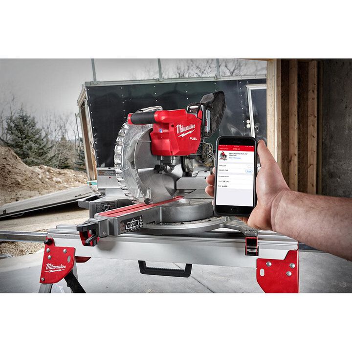 Milwaukee M18 FUEL 12inch Dual Bevel Sliding Compound Miter Saw Reconditioned (Bare Tool), large image number 12