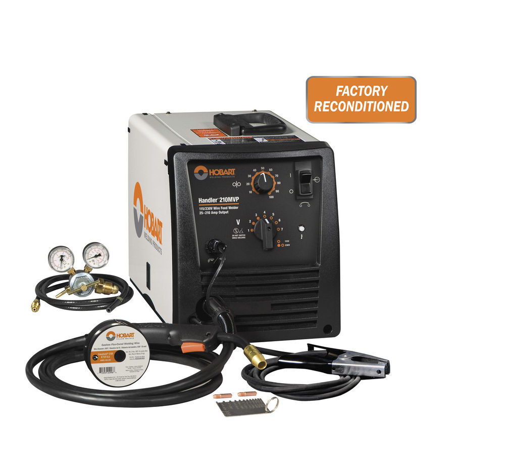 Hobart Handler 210MP 115/230VAC Wire Feed MIG Welder (Reconditioned), large image number 2