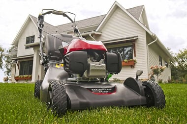 Honda 21 In. Steel Deck 3-in-1 Walk Behind Self Propelled Lawn Mower with GCV170 Engine Auto Choke Roto-Stop Blade and Smart Drive, large image number 6