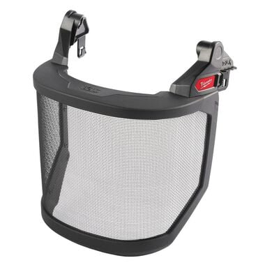 Milwaukee BOLT Full Face Shield Metal Mesh Compatible with Safety Helmet No Brim