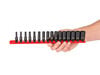Tekton 1/4 Inch Shallow, Semi-Deep, Deep 6 Point Impact Sockets, Rails, 48 Pieces, small image number 3