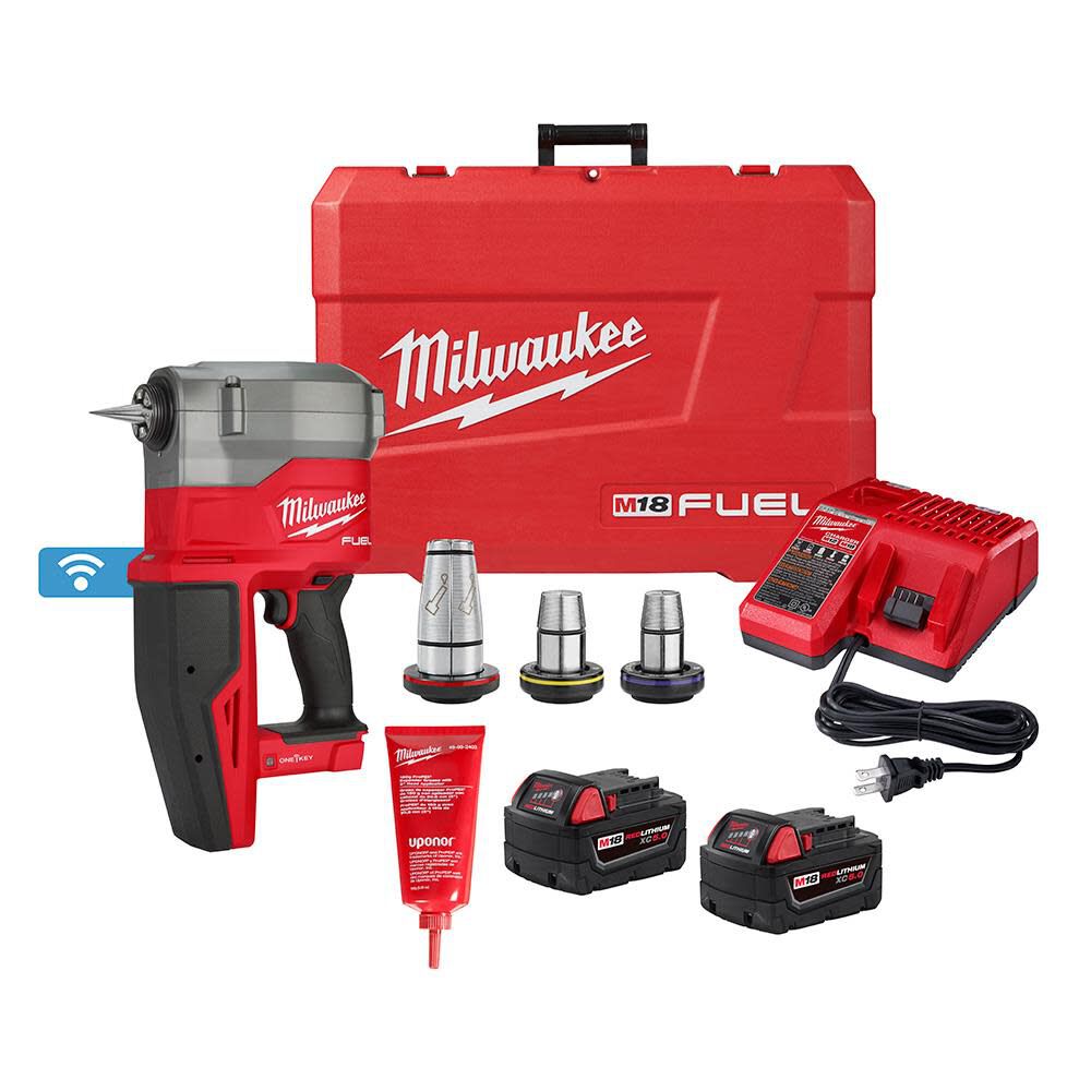 Milwaukee M18 FUEL 2inch ProPEX Expander Kit with ONE KEY and 1 1  