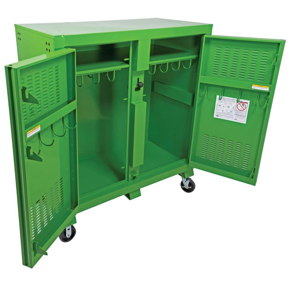 Knaack Model 139-SK-02 Safety Kage 59.4 Cu-Ft. Green Steel Cabinet, large image number 10