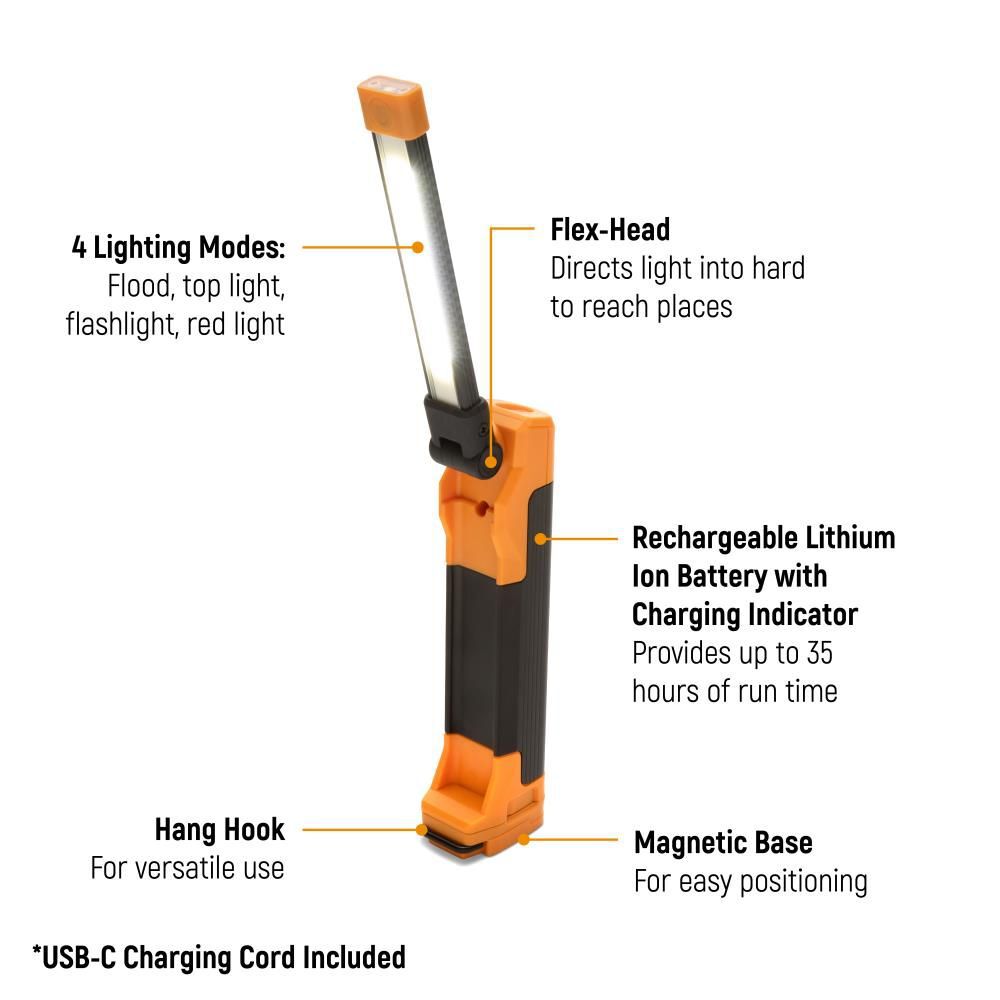 GEARWRENCH 10-1/2 Inch Flex Head Rechargeable Light, large image number 10
