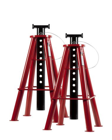 Sunex 10 Ton High Height Pin Type Jack Stands (Pair), large image number 0