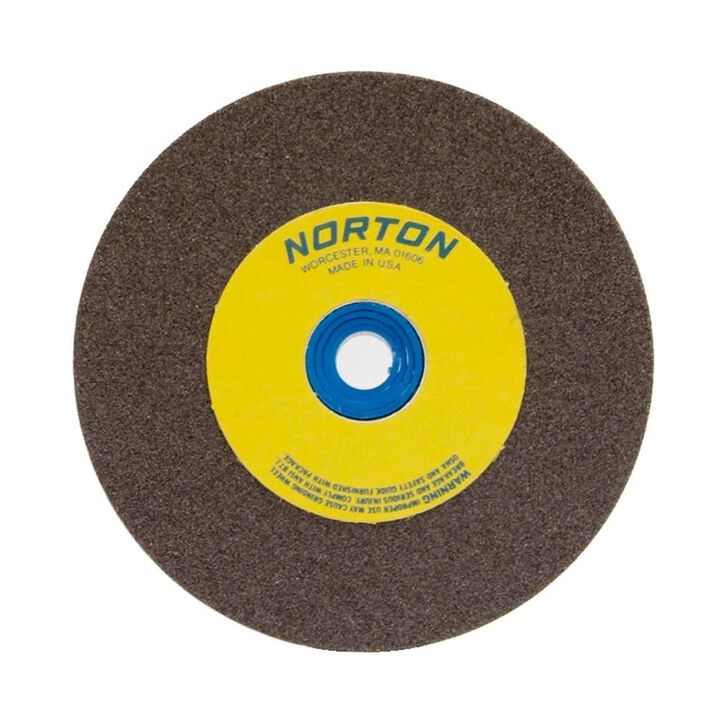 Norton 6 x 3/4 x 1 In. Gemini A/O Bench/Pedestal Whl Type 01 Straight Fine 100/120 Grit