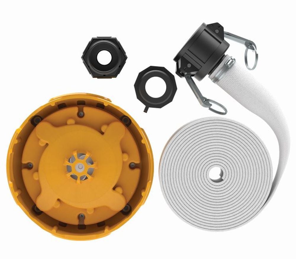 DEWALT Submersible Utility Pump 1/3 HP Aluminum with Hose Kit, large image number 5