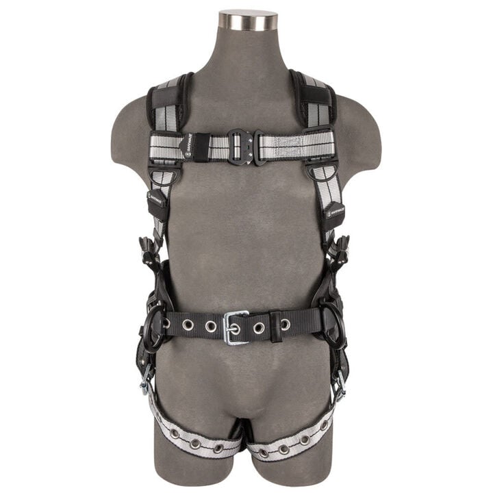 Safewaze PRO+ Slate Construction Harness: Alu 3D, Alu QC Chest, TB Legs, large image number 0