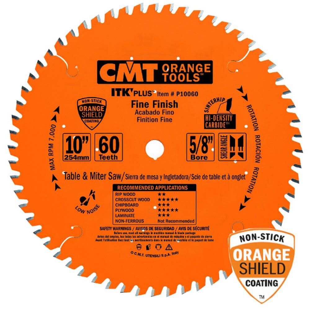 CMT ITK Plus Blade for Slide Miter Saws, large image number 1