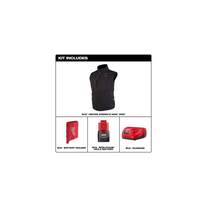Milwaukee M12 Women's Heated AXIS Vest Kit, large image number 12