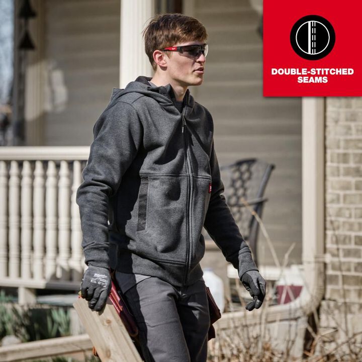 Milwaukee GRIDIRON Full-Zip Hoodie, large image number 4