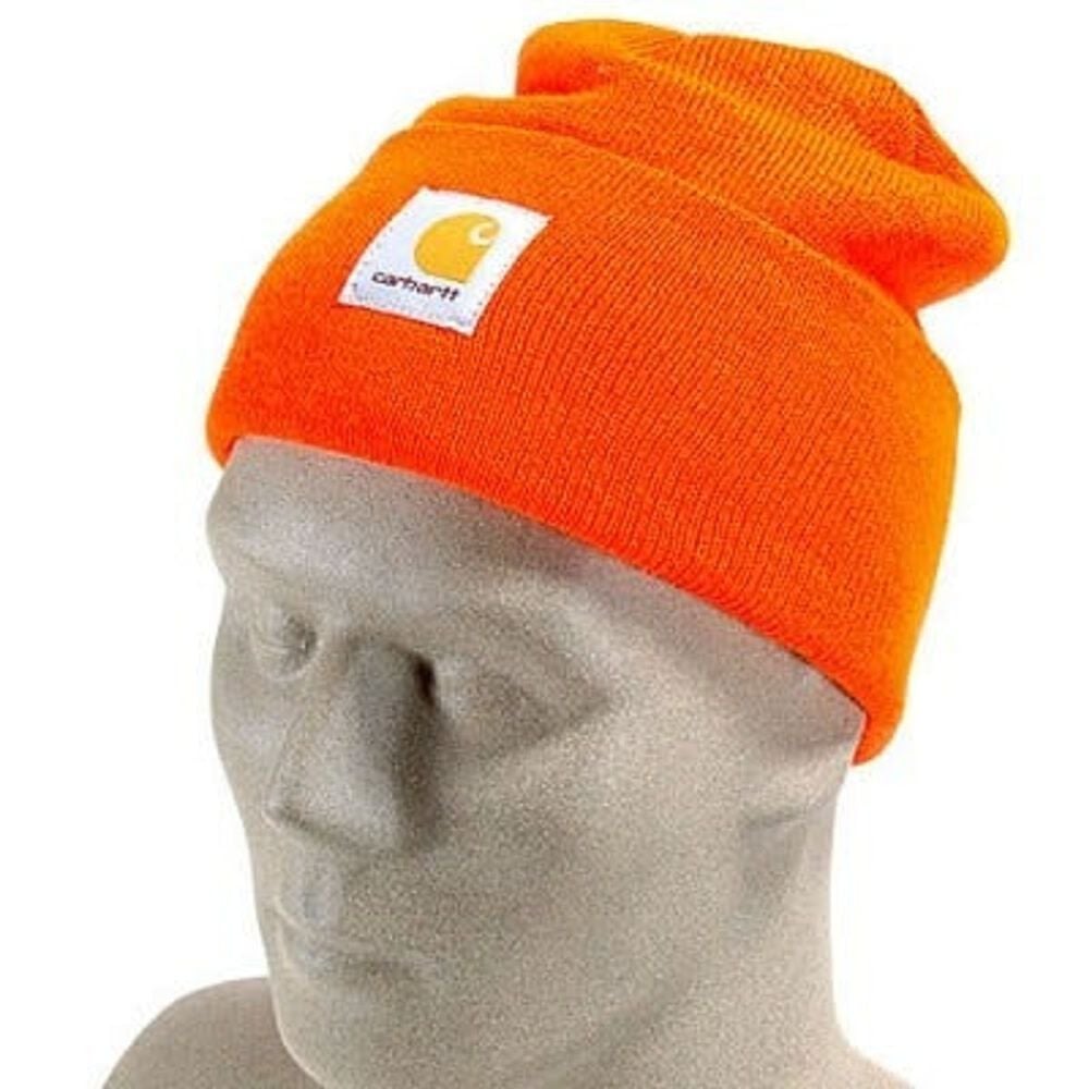 Neon orange deals carhartt beanie