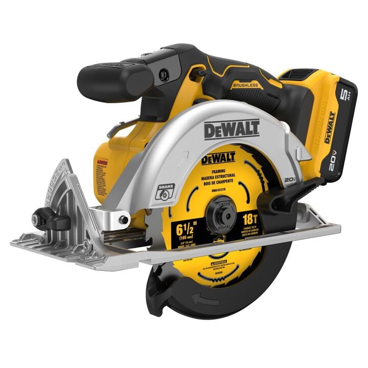 DEWALT 20V MAX 6 1/2 Inch Brushless Cordless Circular Saw Kit, large image number 1