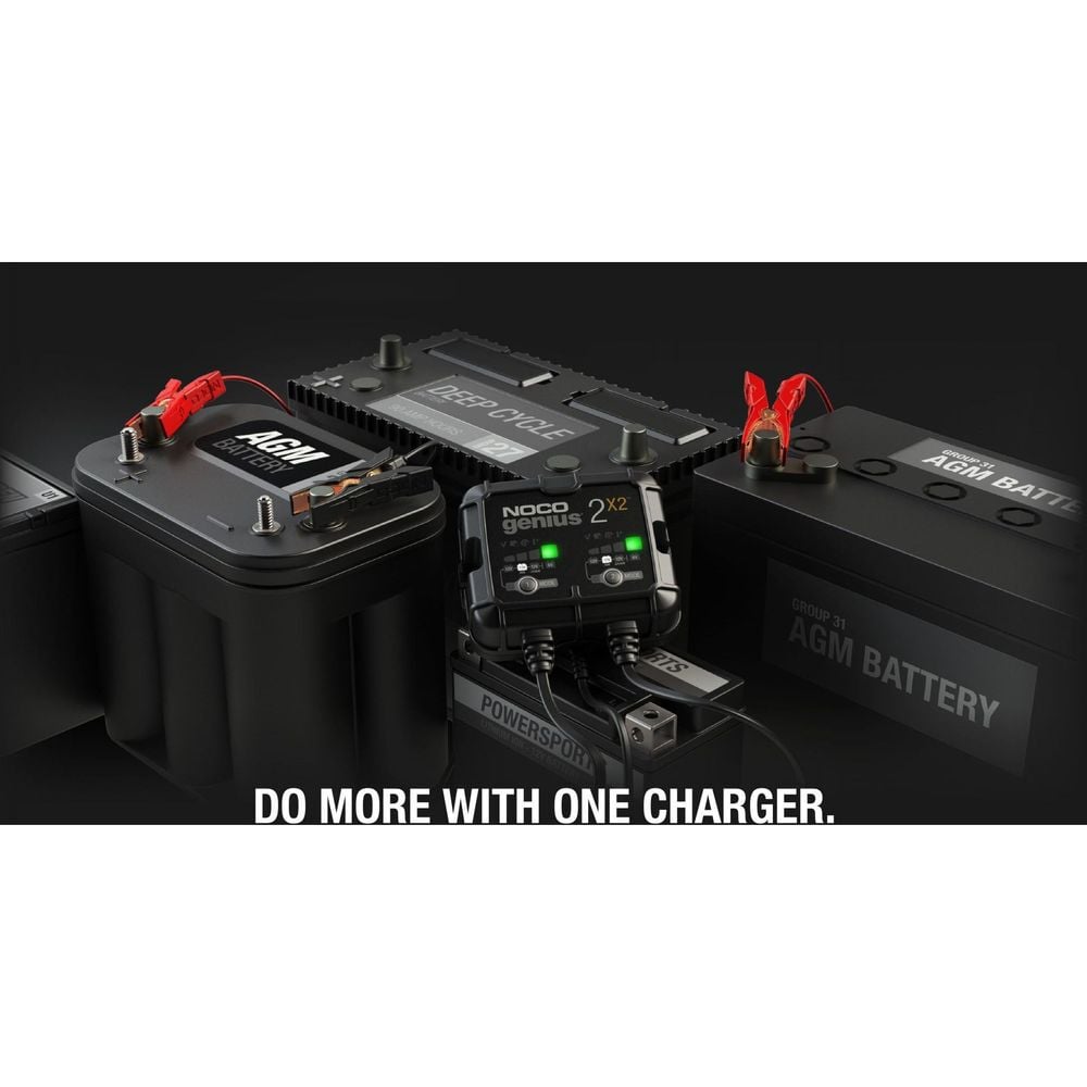 Noco 6V/12V 4A Multi-Voltage 2-Bank Smart Battery Charger, large image number 7